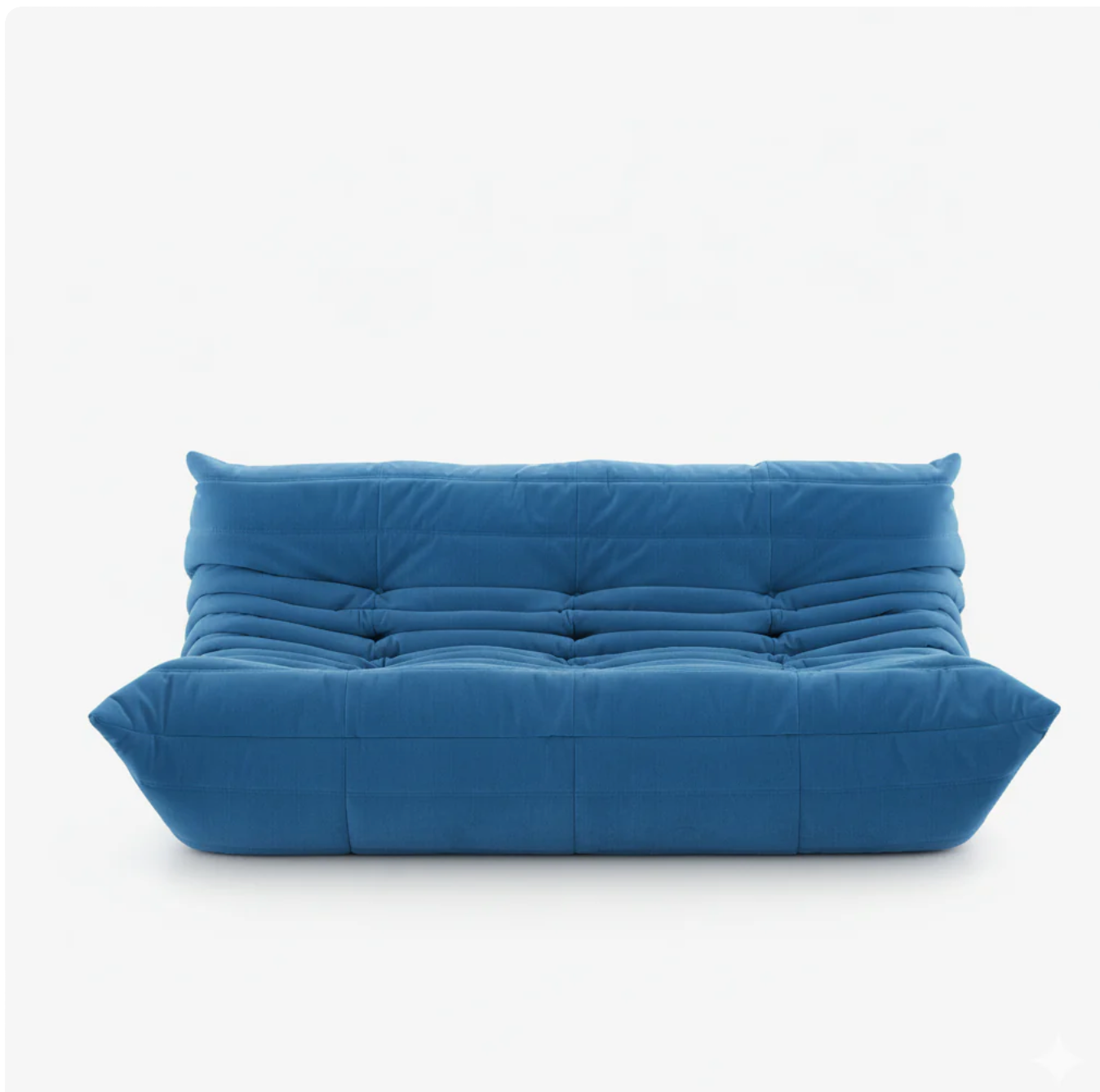 Tøto - Canapé Tøto Compressé Bleu