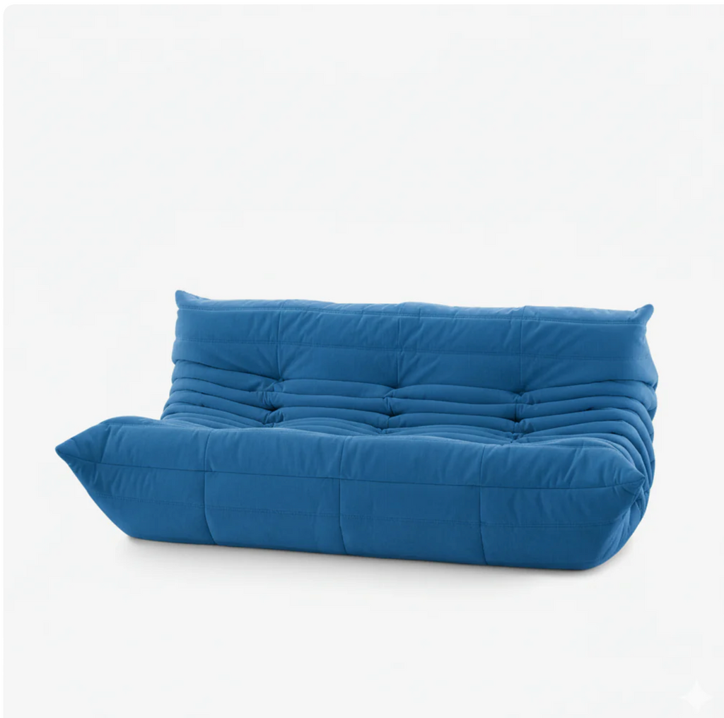 Tøto - Canapé Tøto Compressé Bleu