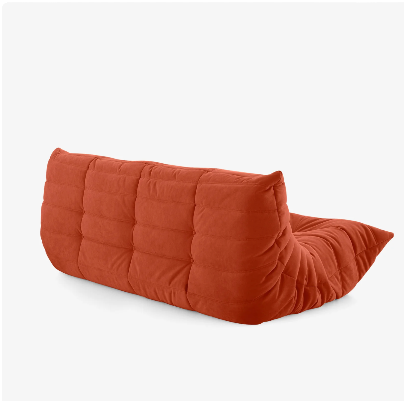 Tøto - Canapé Tøto Compressé Rouge