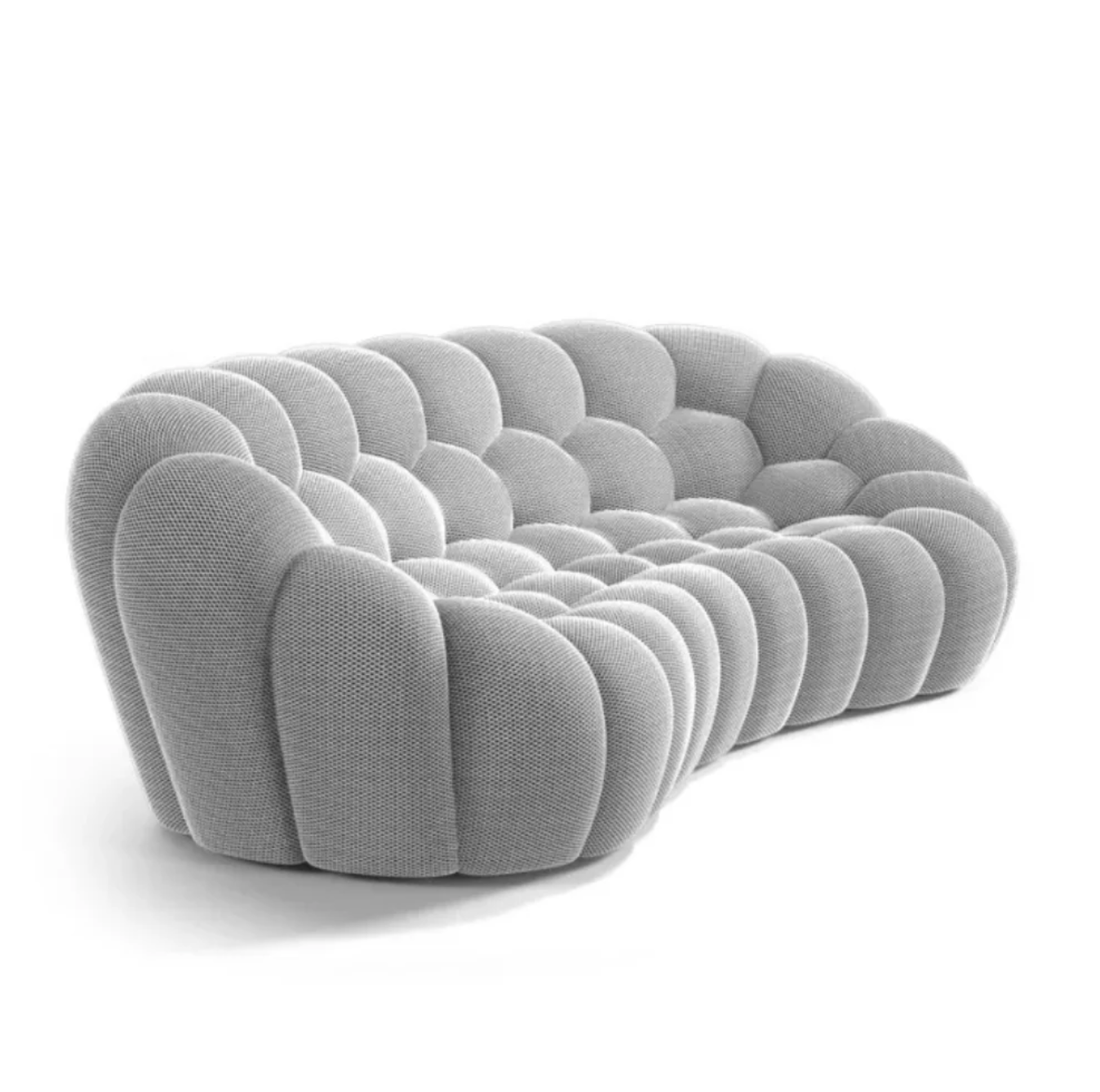 Nømo - Canapé Nømo Compressé Blanc