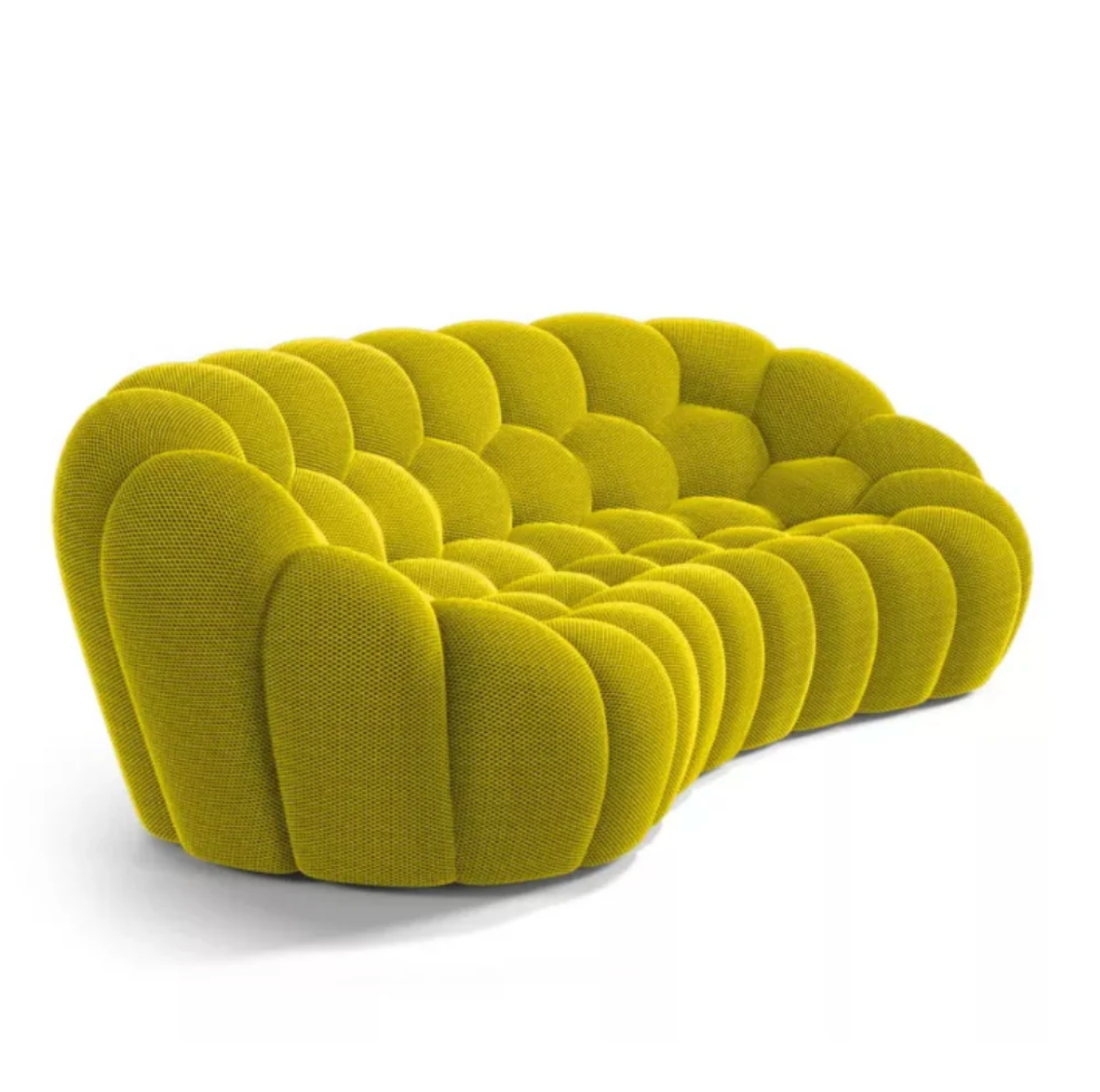 Nømo - Canapé Nømo Compressé Jaune